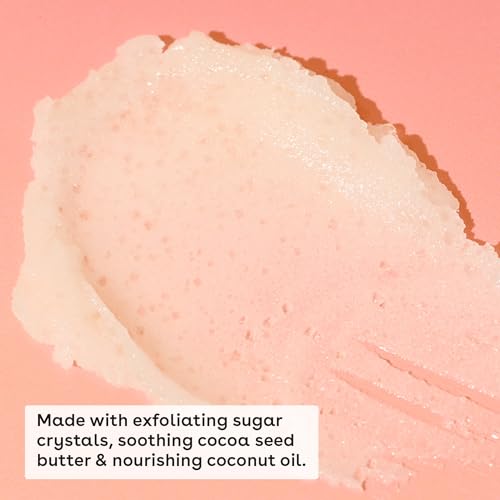 eos Flavor Lab Secret Menu Gift Set - Brown Sugar Boba Lip Scrub Exfoliator & 24H Moisture Super Balm, Limited-Edition Lip Treatment, Nourishing, (Pack of 4)