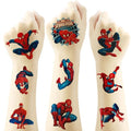 20 Sheets Spiderman Temporary Tattoos for Teen, Cool Birthday Party Favors, Cute Cartoon Decoration Sticker Gifts for Adult Home Activity Class Prizes Carnival Christmas Rewards