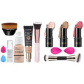 PHOERA Foundation,PHOERA CC+ Cream Color Correcting Anti Aging Hydrating Serum &SPF 25+,3 Pcs Cream Contour Stick Makeup Kit, Shades with Highlighter Stick, Blush Stick and Bronzer Contour Stick