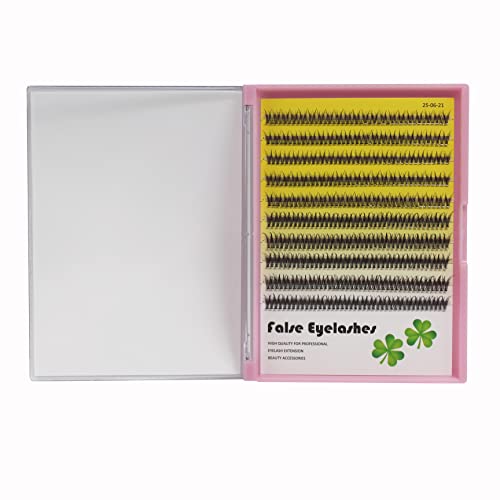 ¡æVayator Black False Eyelashes 8-18mm Mixed To Choose Individual False Eyelashes Extension Eyelashes Cluster Natural Soft Fake False Eyelashe Eyelash Extension Tool Large Capacity (8+10mm Mixed)