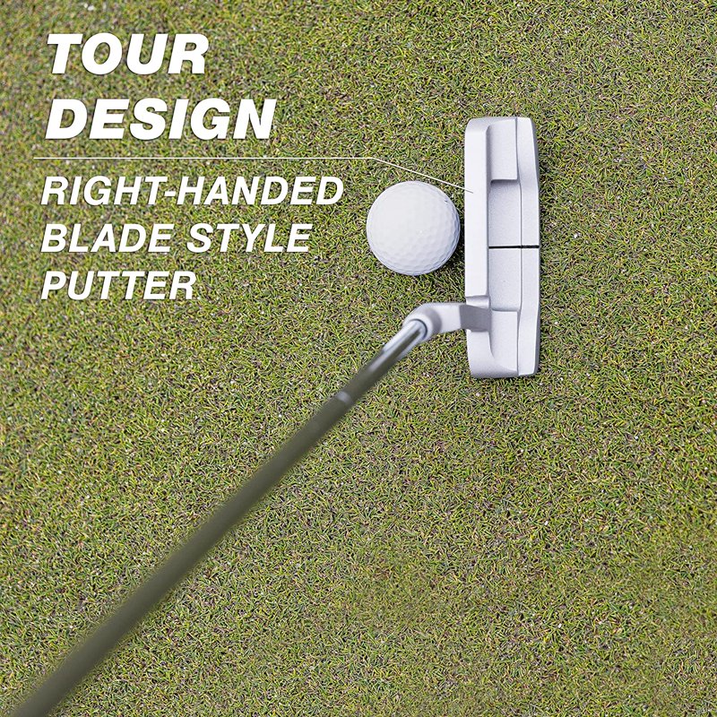 Golf Putter - Tour Blade Design with Premium Milled Face & Grip 35"