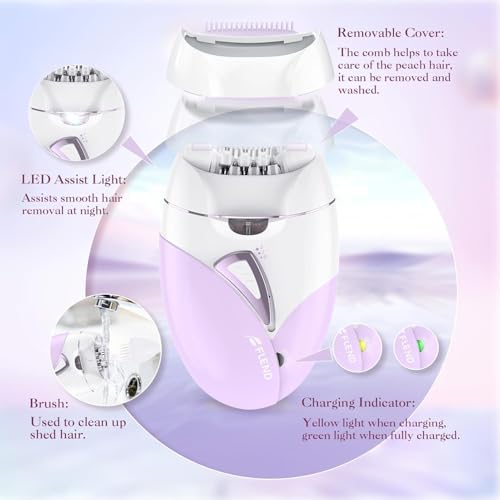 Epilator,Epilator for Women,Facial Hair Removal for Women Rechargeable,2 Speeds Hair Removal Device with 36 Tweezers,Electric Lady Shaver for Face Legs/Face/Bikini/Arms,Epilator for face Smooth Skin