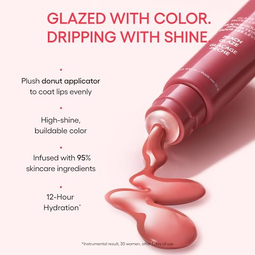 LANEIGE Glaze Craze Tinted Lip Serum: Hydrating Lip Serum for Glossy, Nourished Lips with Plumping Polypeptides