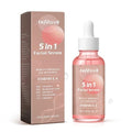 5 In 1 Vitamin c Serum Hydrating Face Serum with Vitamin C, Hyaluronic Acid, Niacinamide & Collagen ? Lightweight Facial Serum for Daily Moisturizing, Soft & Radiant Looking Skin