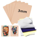 3MM Fake Skin with Transfer Paper - Jconly 35pcs Fake Skin Transfer Paper Kit,5Pcs Tattoo Thick Practice Skin with 30Pcs Tattoo Paper Stencil Paper