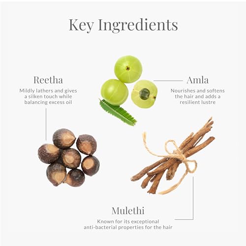 Forest Essentials Hair Cleanser, Amla, Honey and Mulethi, 200ml