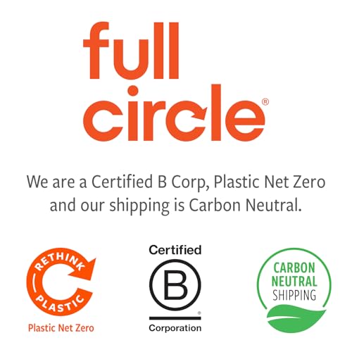Full Circle Bottle Service-Refillable Glass Spray Bottle-Versatile Stream & Mist Options,Bamboo with Protective Silicone Boot-Ideal for Non-Toxic Cleaning Solutions & Plant Care,16oz Gray,3 Pack