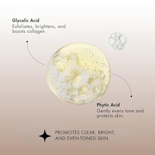 Sent? Exfoliating Cleanser | Gentle Chemical Exfoliator | Improves Skin Clarity by Diminishing Appearance of Dark Spots | Glycolic & Phytic Acid | 5.5 Fl oz