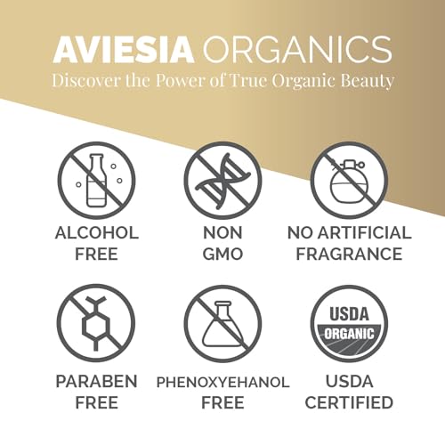 Aviesia Organics Renewal Night Cream - USDA Certified- NO Alcohol. NO Parabens. NO Artificial Fragrance. Deep Moisturizer for Hydrating.Repairing.Replumping .Perfect for dry skin (60ML)