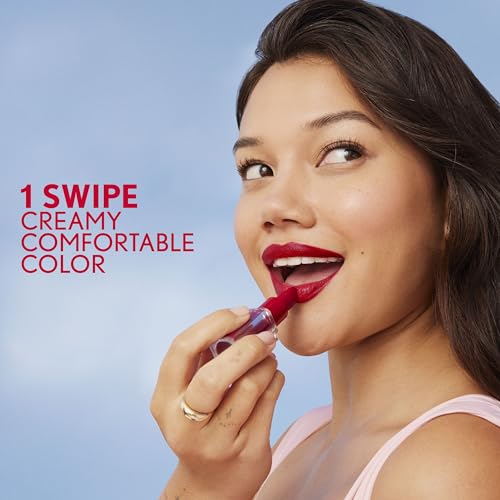 CoverGirl Clean Lip Color, Romance Mauve, Satin Finish, Squalane, Avocado & Aloe, Carmine-Free, Non-Drying, 0.12oz