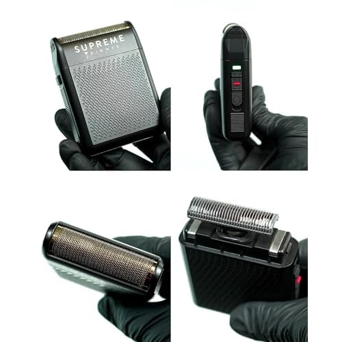 Supreme Trimmer Solo Single Foil Shaver for Pocket | 150 Min Runtime Cordless use, Powerful USB-C Mini Travel Razor for Professional & Home use | STF101