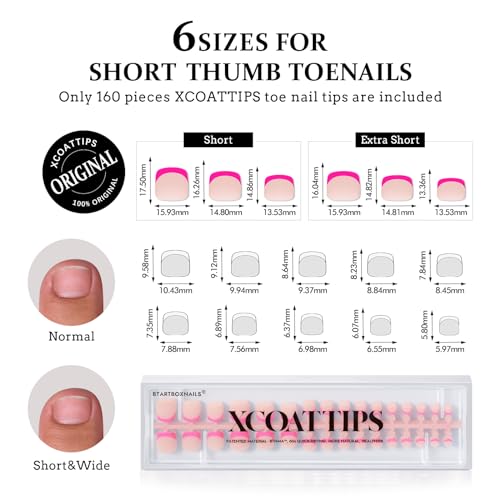 Toe Nail Tips & Solid Nail Gel Kit
