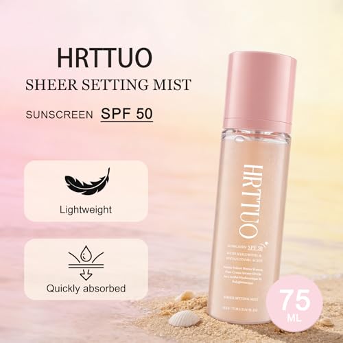SPF Setting Spray for Face & Body - Sheer Sunscreen Mist SPF 50, Makeup-Friendly Setting Mist with Hydrating Glow, Reef-Safe & Non-Greasy for Beach, Wedding, Daily Wear (2)