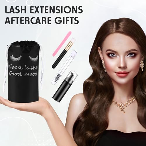Yaomiao 130 Pcs Lash Shampoo Bottle Brushes Set 20 Foam Pump Dispenser 20 Cleaning Brush 20 Eyelash Extension Spoolies Tube 20 Instructions Cards 20 Aftercare Bags 20 Facial Sponge(Black)