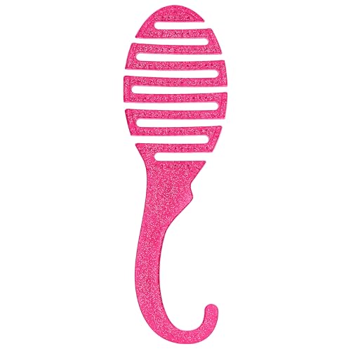 Wet Brush Shower Hair Brush Detangler-Exclusive Ultra-soft IntelliFlex Bristles-Minimizes Pain And Protects Against Split Ends and Breakage-Comb For Women,Men,Wet&Dry Hair-Pink Glitter,(Pack of 2)