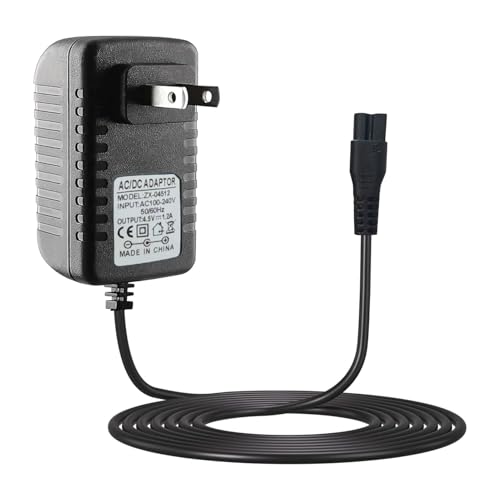 4.5V Power Adapter Charger for BaByliss PRO FX870 FX788 FX787 FXSSM FX820 FX726 FX825 Outlining Trimmer Compatible with BaByliss GOLDFX Hair Clippers