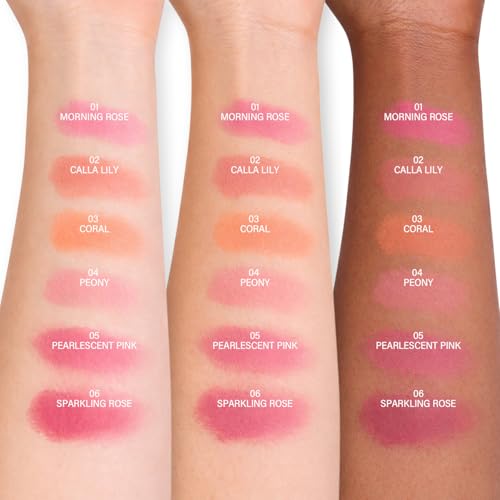 Blush for Cheeks, Matte Powder Blush Palette, Vegan, Cruelty-Free, High Pigment, Long Lasting, Buildable, Lightweight, Velvety Smooth, Natural-Looking Makeup, 0.1 Ounce