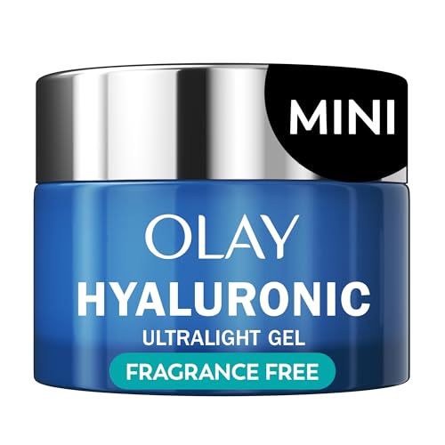 Olay Regenerist Hyaluronic + Peptide 24 Gel Face Moisturizer, Fragrance-Free, Trial Size, .5 oz