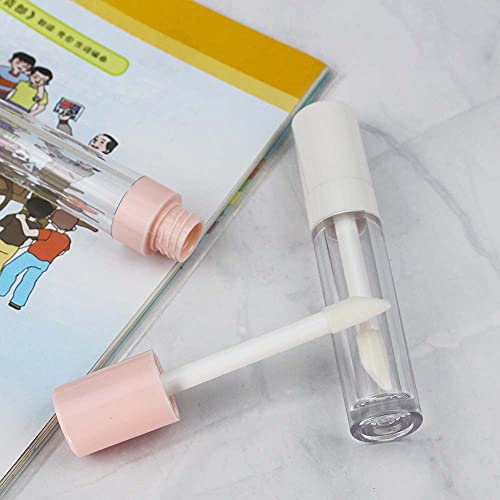 COSIDEA 14pcs empty 8ml big wand lip gloss tube concealer tube packing (pink)