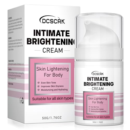 Skin Lightening Cream for Intimate Area Dark Spot Remover Skin Whitening Cream for Sensitive Part Underarms, Inner Thighs, Bikini Line, Knees and Elbows Bleaching Body Cream (1.76 Fl Oz)