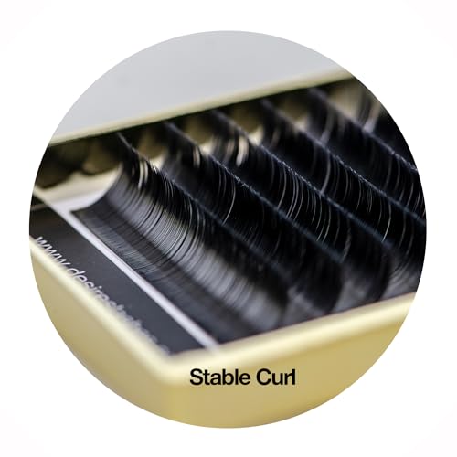 Ellipse Lashes 0.15mm Flat Thickness D Curl Length 9mm Eyelashes Extensions Single Size For Lash Extension(Ellipse,Flat0.15,D,9mm)