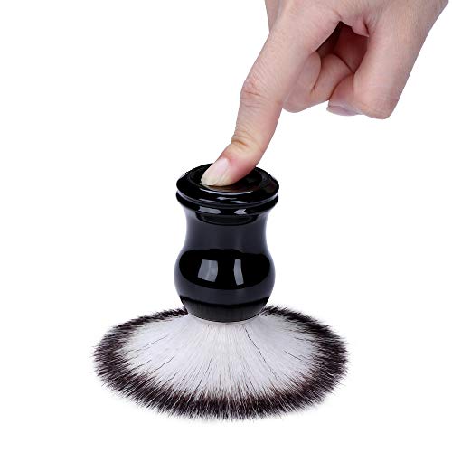 Aethland Men's Shaving Brush and Bowl Set, 3 in 1 Synthetic Shaving Brush with Alloy Shaving Stand & Shaving Soap Bowl Shave Brush Kit for Men Husband Father Birthday Boyfriend Valentines Day Gifts