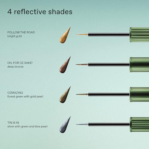 r.e.m. beauty by Ariana Grande Wicked: For Good | Emerald City Metallic Eyeliner Set | Long-Wearing, Smudge-Resistant Formula | 4 Shades