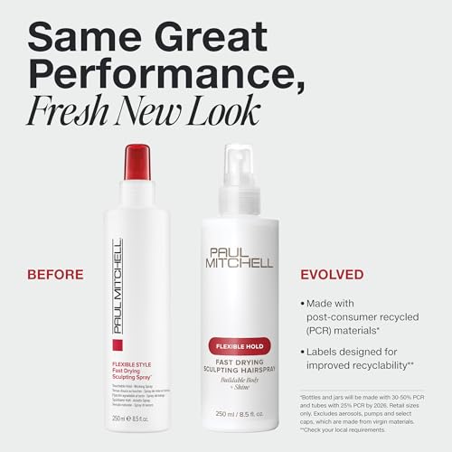 Paul Mitchell Fast Drying Sculpting Spray, Medium Hold, Touchable Finish, For All Hair Types