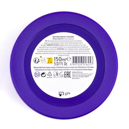 Redone Hair Styling Wax Violetta 150ml | Strong Hold & High Shine Gel Wax for Men & Women | Lavender Scent | Long Lasting Edge Control & Wet Look Hair Wax | Professional Maximum Control Finish