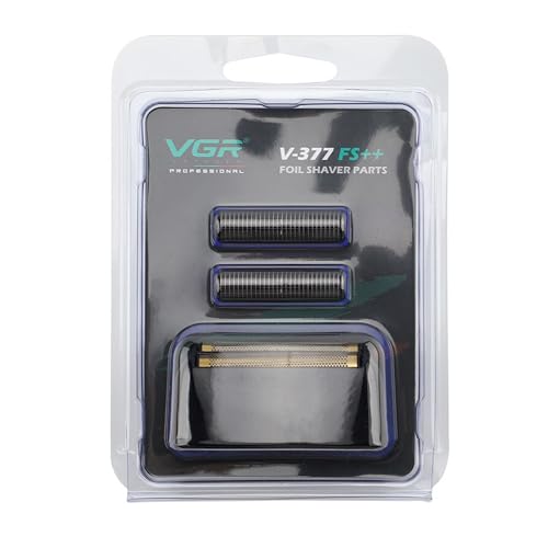 VGR 377 Foil Shaver Replacement Head, Electric Shaver Replacement Foil and Cutters Set, Double Titanium Foil Floating Blade, 1 Pack