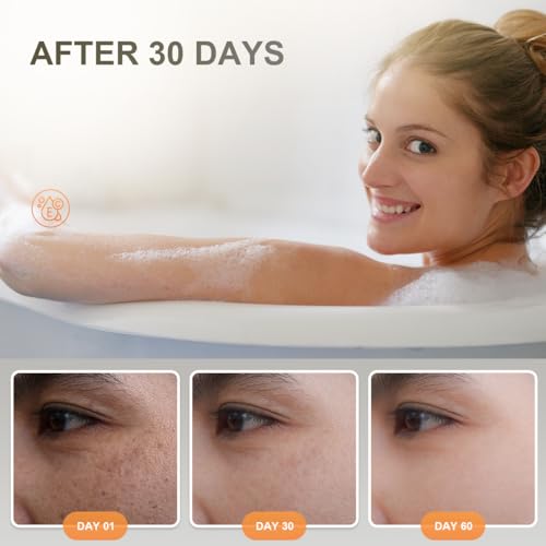 Premium Turmeric Kojic Acid Soap Bar ? Hydrating & Nourishing Serum for Face & Body ? Exfoliating Cleansing Bar with Vitamin C, Retinol & Collagen ? Kojic Acid & Turmeric Cleansing Pads Alternative