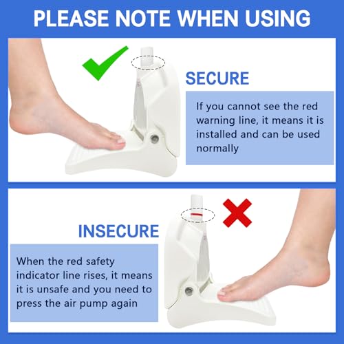 CWD&SQH Shower Foot Rest for Shaving Legs with Upgraded Powerful Suction Cup, Load Capacity 381 Pounds, No Drilling Non-Slip Bathroom Pedal, Pedicure Foot Rest, Shower Shaving Leg Aid, White, 3TH