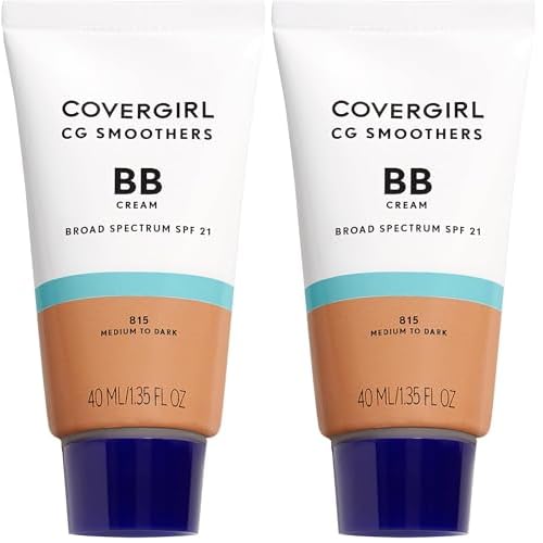 COVERGIRL SmoothersLightweight BB Cream Medium to Dark 815, 1.35 Ounce (packaging may vary) (Pack of 2)