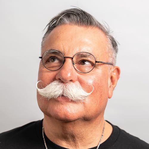 ZEUS Firm Hold Mustache Wax for Men, All-Day Hold & Moisturizing Grooming Mustache Wax with All Natural Ingredients & Application Pick (Made in USA) 1 oz.
