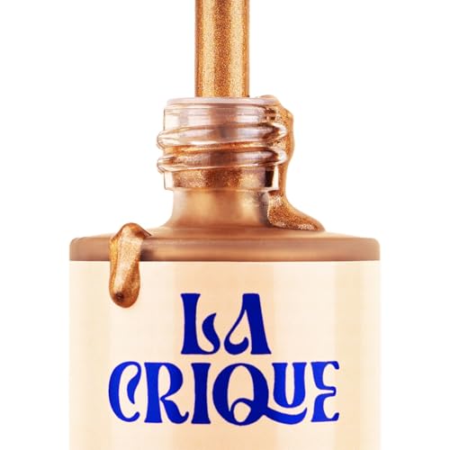Bronzing Face Serum - Hydrating Bronzing Drops with Hyaluronic Acid & Anti-Pollution Protection - Natural Sun-Kissed Glow for All Skin Types - Vegan Friendly, Clean Beauty - 1 fl oz