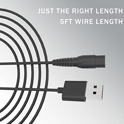 OGMWIN Replacement Power Cord for Manspot Men¡®s Premium Body Trimmer USB Charger Charging Cable