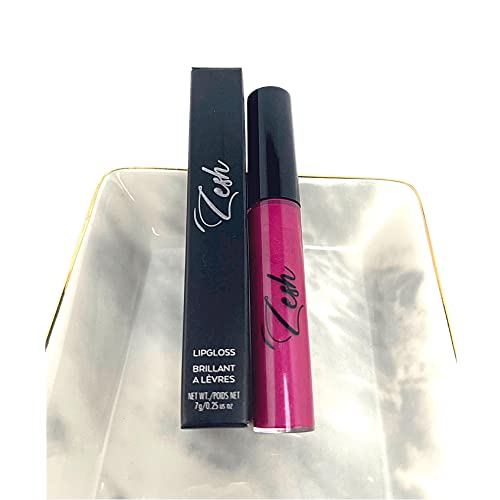Pink Lip Gloss - Enriched with antioxidant vitamin E and natural vanillin extract, 7g, Made in Canada