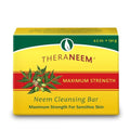 TheraNeem Neem Oil Cleansing Soap Bar for Sensitive Skin - Body Wash Bar for Women & Men, Made with Organic Olive, Coconut, Palm, & Jojoba Oils, Gentle Clean, Natural Herbal Cleanser - 4.5 oz