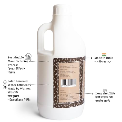 Organic Orange Neem Hand Wash | Soap based | Liquid Refill Pack | 1100mL (1100mL)