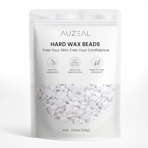 Nose Hard Wax Beads Refill for Men, Nose and Ear Hair Removal, Gentle & Precision Waxing for Sensitive Skin, Portable Home & Travel Wax Beads Only, 100g/3.53oz