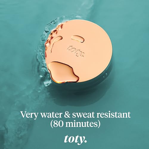 Toty by Sofia Vergara - Ilumina CC Creamy Compact SPF 50+ Mineral Broad Spectrum Sunscreen for Face - Tinted Blurring Balm SPF- Matte, Light Coverage - Water & Sweat Resistant - All Skin Types - 6N