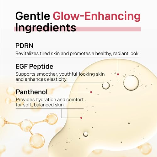 Salmon DNA PDRN 250,000 ppm Concentrate Skincare Booster - Microneedling Serum w/EGF Peptide & PDRN 25% Growth Factor - Anti-Aging Face Serum with Panthenol 1 Fl Oz Korean Skincare