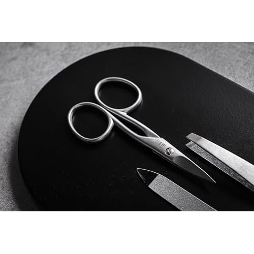 Premium European Nail and Cuticle Scissors by NN Knives - Trusted Family Business Since 1971 (Nail, Professional, Stainless Steel)