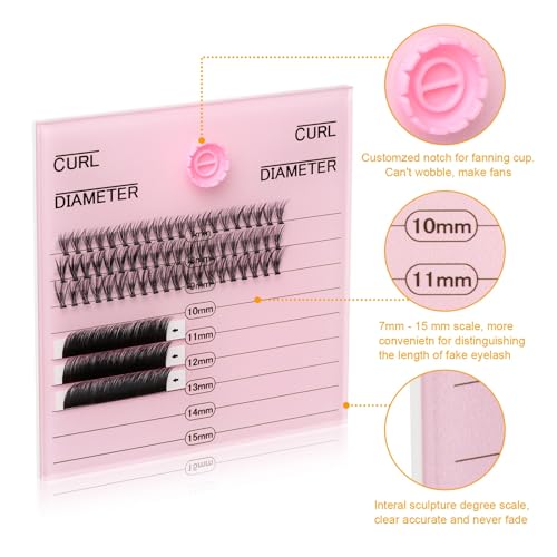 1 Pack Lash Pallet Holder for Eyelash Extensions, Bigger Size Lash Tray Strip Adhesive Glue Holder, Eyelash Tiles, Professional Lash Extension Pallet
