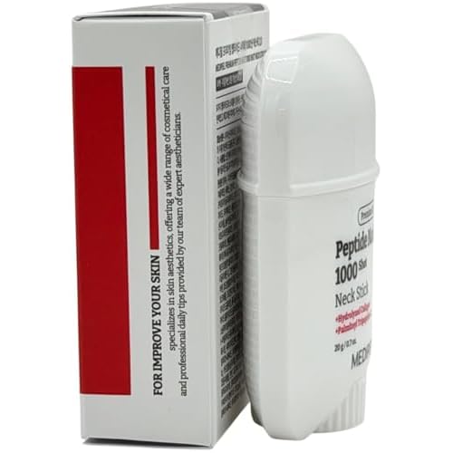 Premium Peptide Naite 1000 Shot Neck Stick 20g / 0.7 oz, Wrinkle Stick With Peptides and Collagen