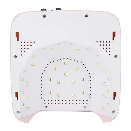 72W Nail Lamp Gel Nail Polish Dryer - Quick Drying LED Nail Art Tool with Intelligent Touch Activation, 10S/30S/60S/120S Modes, 15600mAh Battery, Scratch-Resistant and Easy to Clean