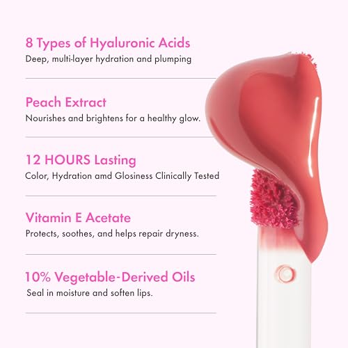 Amuse Seoul Jel-Fit Tint (06 Seoul GIrl) | Korean Jelly Lip Tint, Long-Lasting Lip Stain, Hydrating & Glossy, Hyaluronic Acid for Smooth Moisturized Lips, High Pigmentation, Vegan