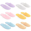 Maeline Spa Slippers, Non Slip Disposable Wholesale Bulk Hotel Slippers for Guests, Multi Color Reusable House Slippers, Indoor, Bathroom, Bedroom, Travel Slippers for Women, Men, Unisex