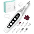 PediLux Pro Professional Manicure Pedicure Kit, Thick Toenail Grinder, Cordless Electric Nail File Drill, Toe Nail for Dremel Tool, Filer, Sander, Remove Callus for Humans, Men, Women, Seniors