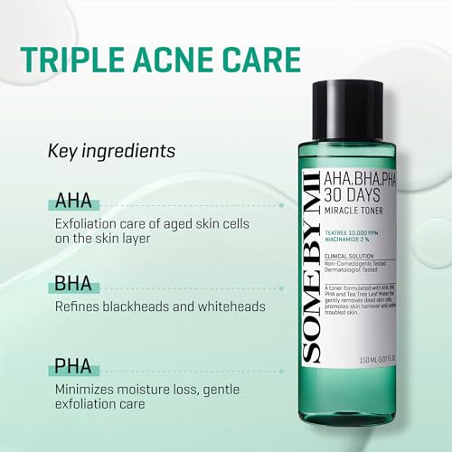 SOME BY MI V10 Hyal Air Fit Sunscreen & AHA BHA PHA 30 Days Miracle Toner